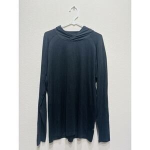 Lululemon Lightweight Hoodie Black Vintage Live In Practice L